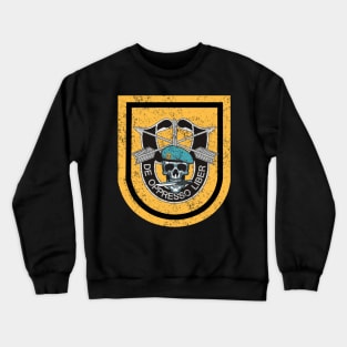 Proud US Army 1st Special Forces Group Skull De Oppresso Liber SFG - Gift for Veterans Day 4th of July or Patriotic Memorial Day Crewneck Sweatshirt